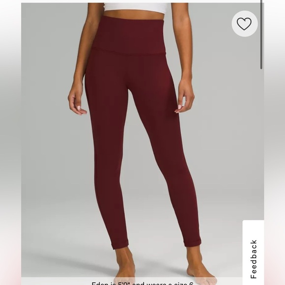 lululemon athletica Pants - Wunder Lounge Super High-Rise Tight 28" Size 6